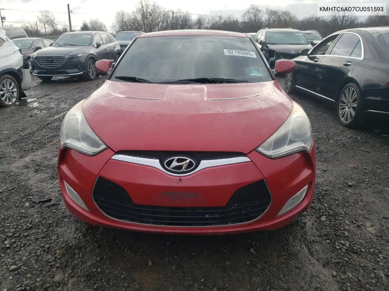 KMHTC6AD7CU051593 2012 Hyundai Veloster