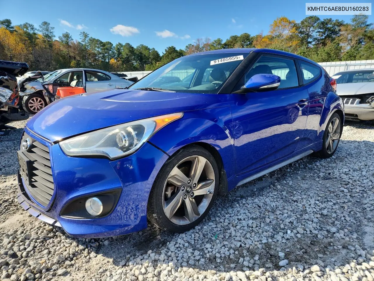 KMHTC6AE8DU160283 2013 Hyundai Veloster Turbo