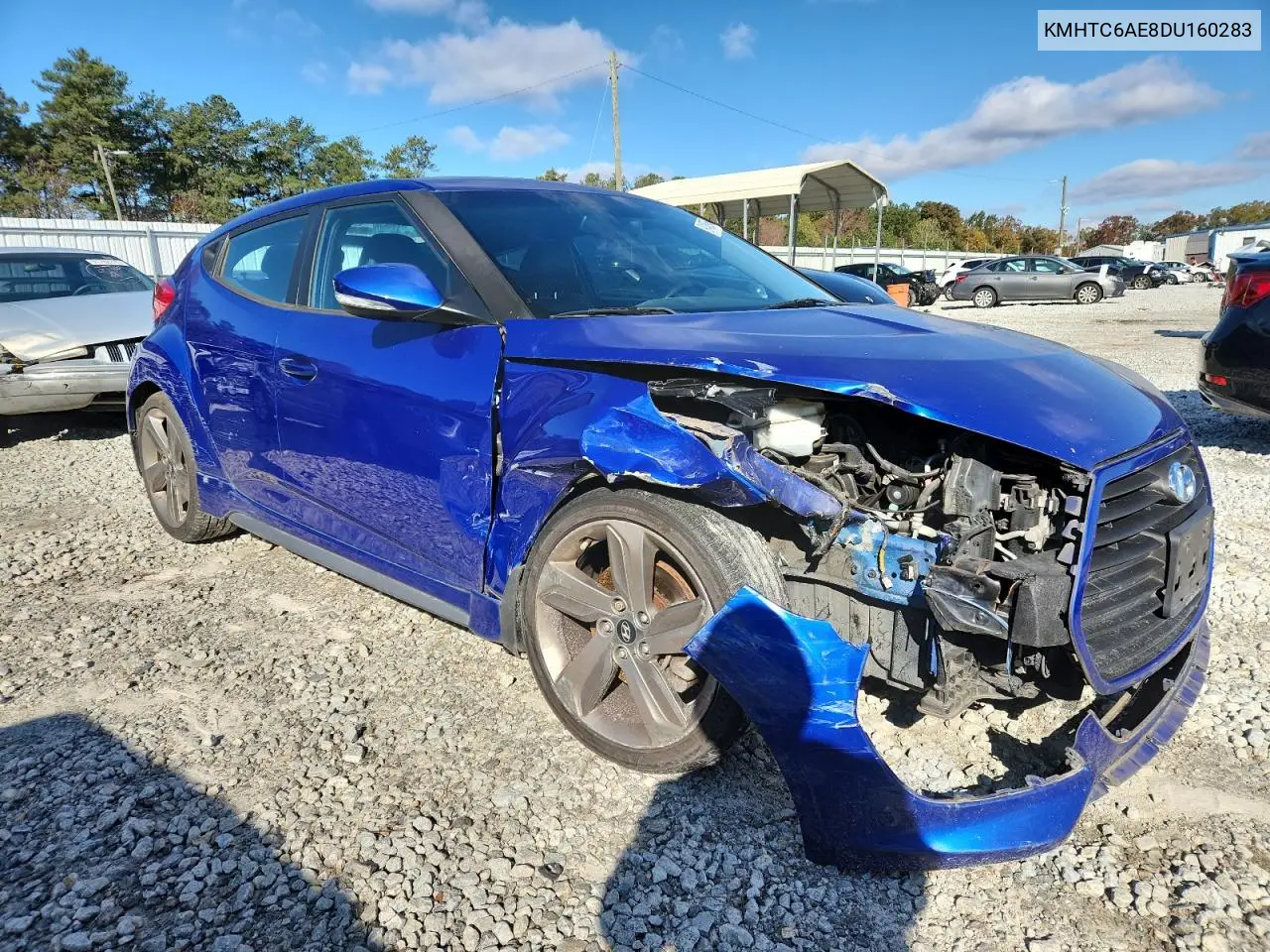 KMHTC6AE8DU160283 2013 Hyundai Veloster Turbo