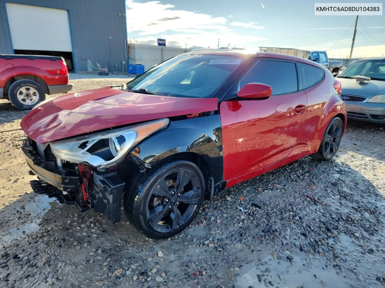 KMHTC6AD8DU104383 2013 Hyundai Veloster
