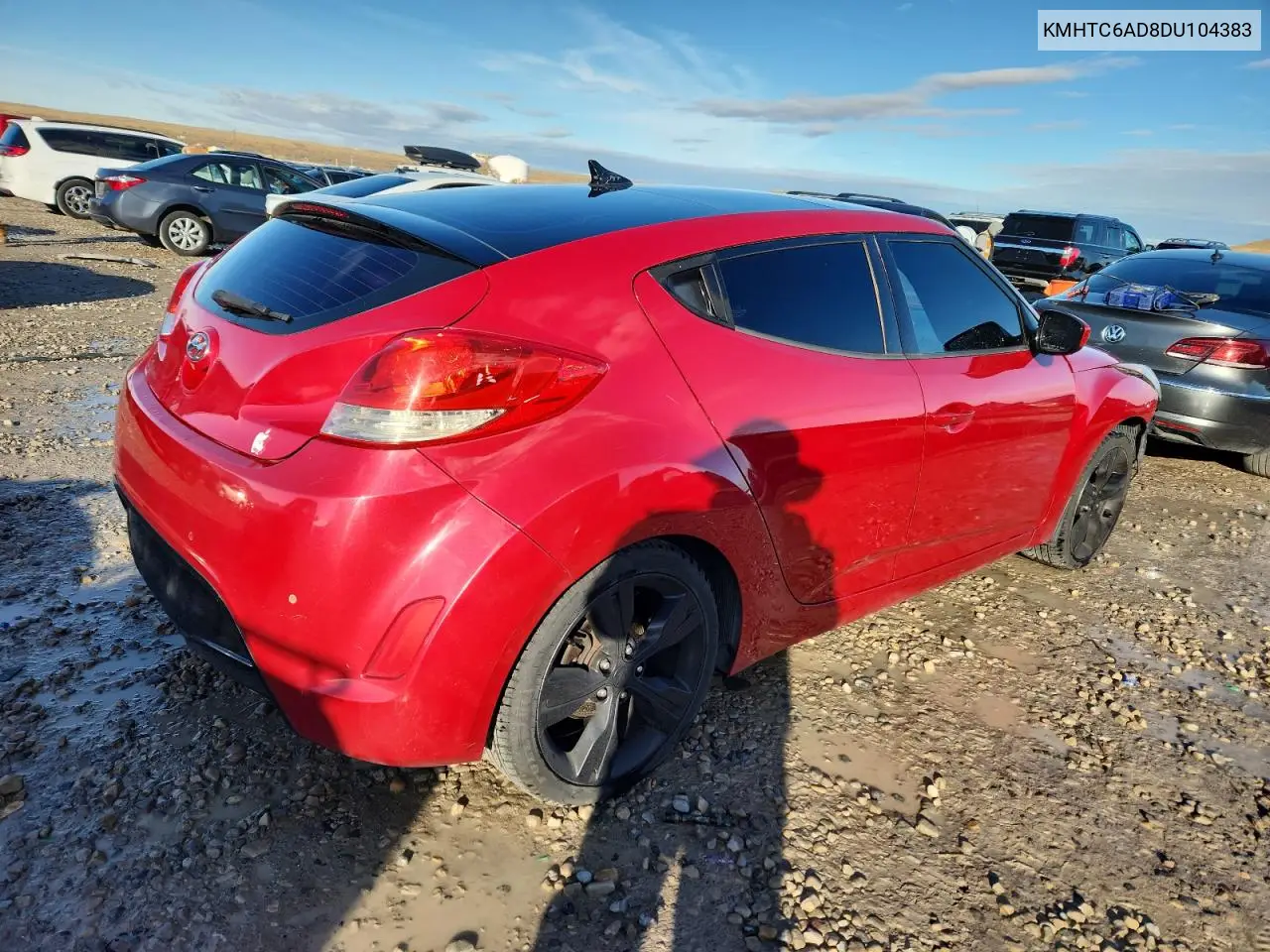 KMHTC6AD8DU104383 2013 Hyundai Veloster