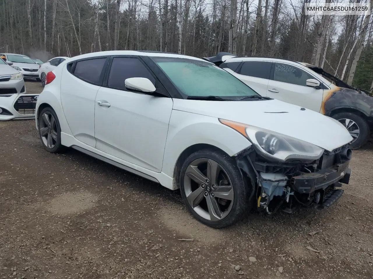 KMHTC6AE5DU161259 2013 Hyundai Veloster Turbo