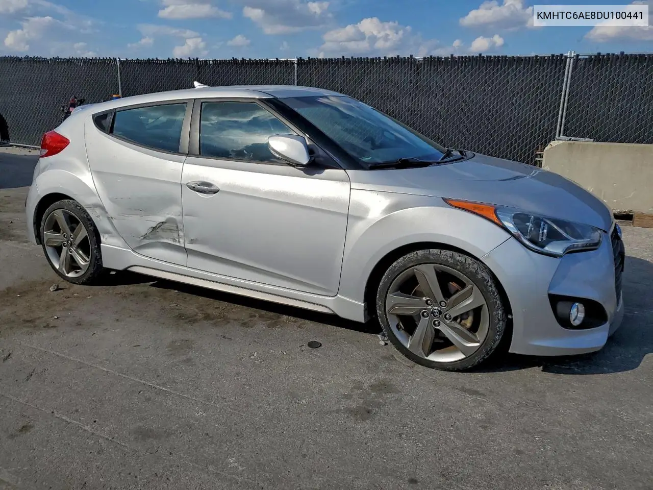 KMHTC6AE8DU100441 2013 Hyundai Veloster Turbo