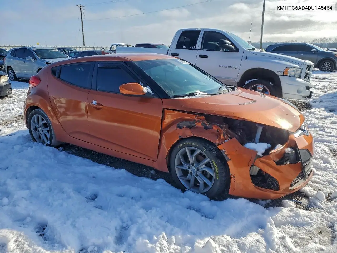 KMHTC6AD4DU145464 2013 Hyundai Veloster