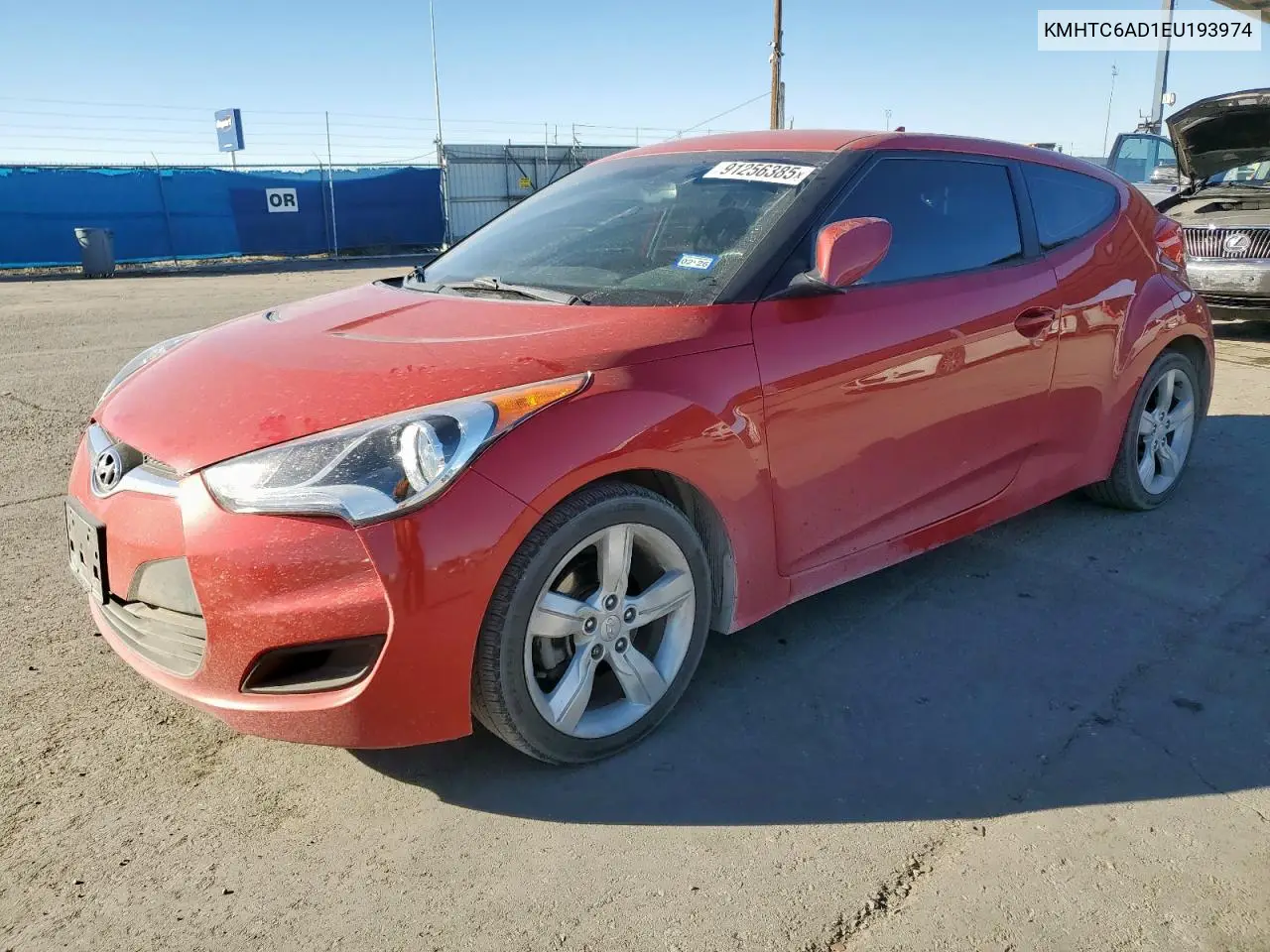 KMHTC6AD1EU193974 2014 Hyundai Veloster