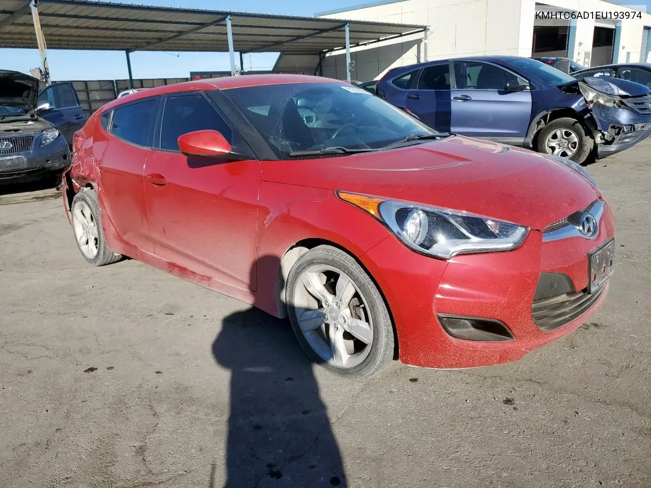 KMHTC6AD1EU193974 2014 Hyundai Veloster