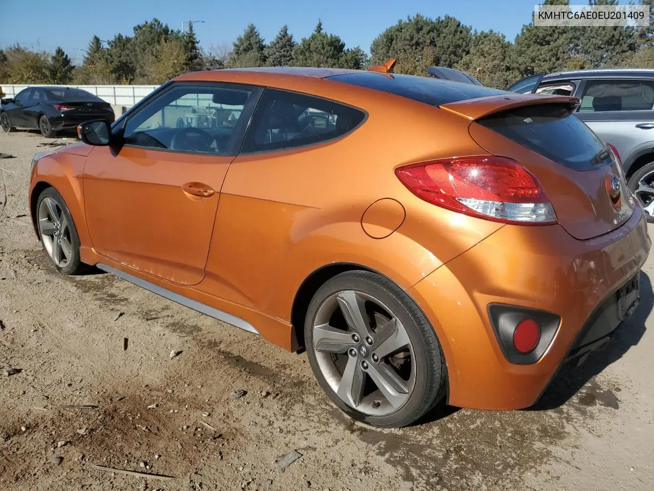 KMHTC6AE0EU201409 2014 Hyundai Veloster Turbo