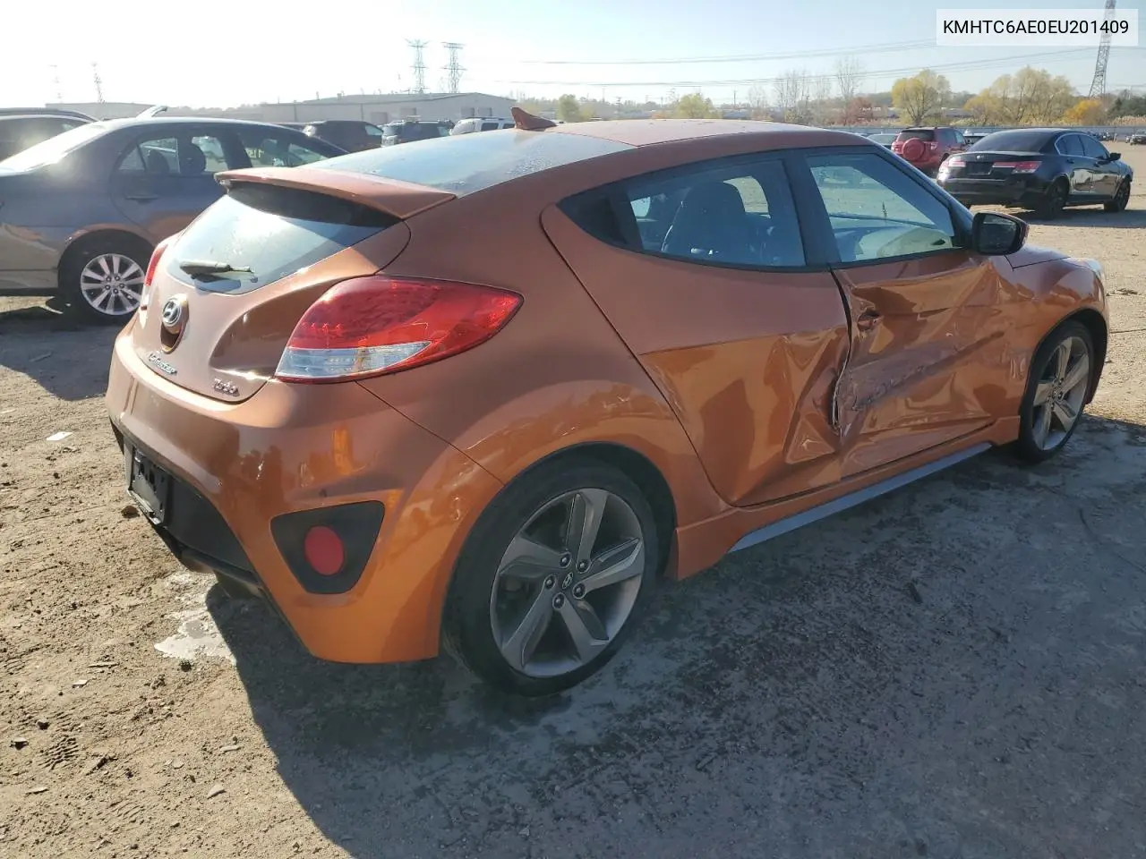 KMHTC6AE0EU201409 2014 Hyundai Veloster Turbo