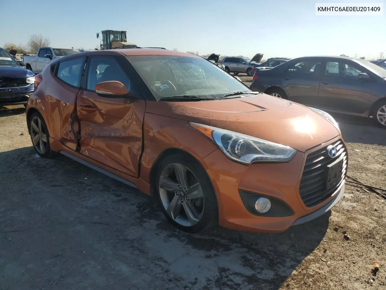 KMHTC6AE0EU201409 2014 Hyundai Veloster Turbo