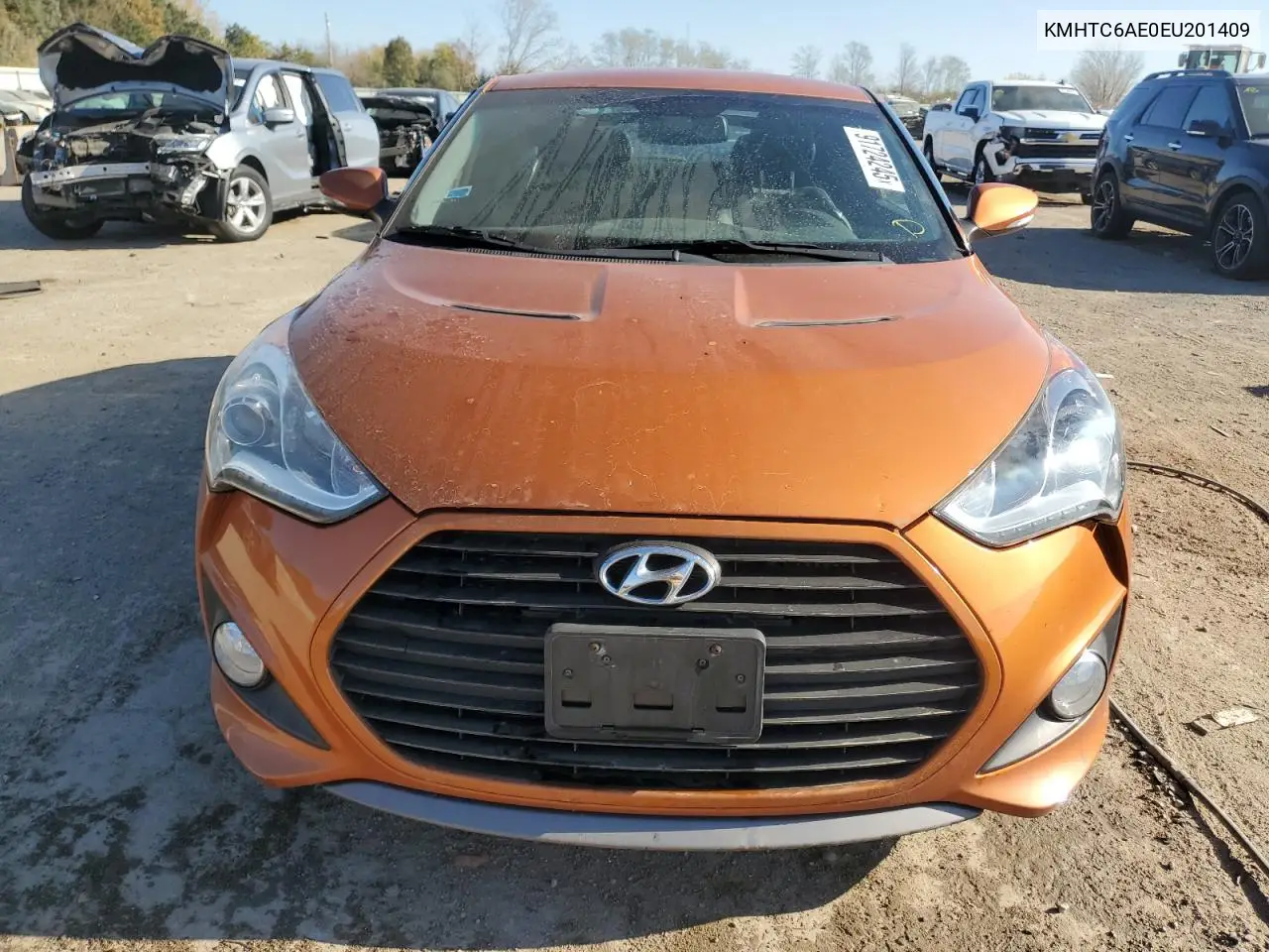 KMHTC6AE0EU201409 2014 Hyundai Veloster Turbo