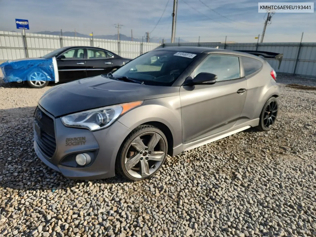 KMHTC6AE9EU193441 2014 Hyundai Veloster Turbo