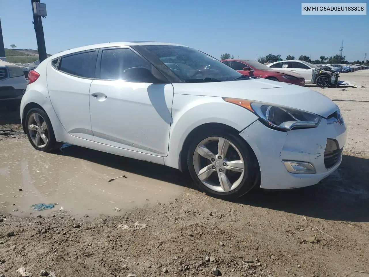 KMHTC6AD0EU183808 2014 Hyundai Veloster