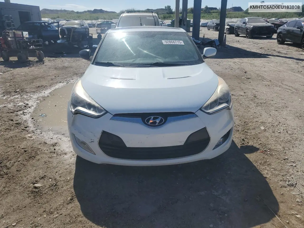 KMHTC6AD0EU183808 2014 Hyundai Veloster