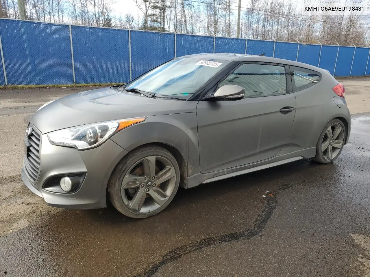 KMHTC6AE9EU198431 2014 Hyundai Veloster Turbo