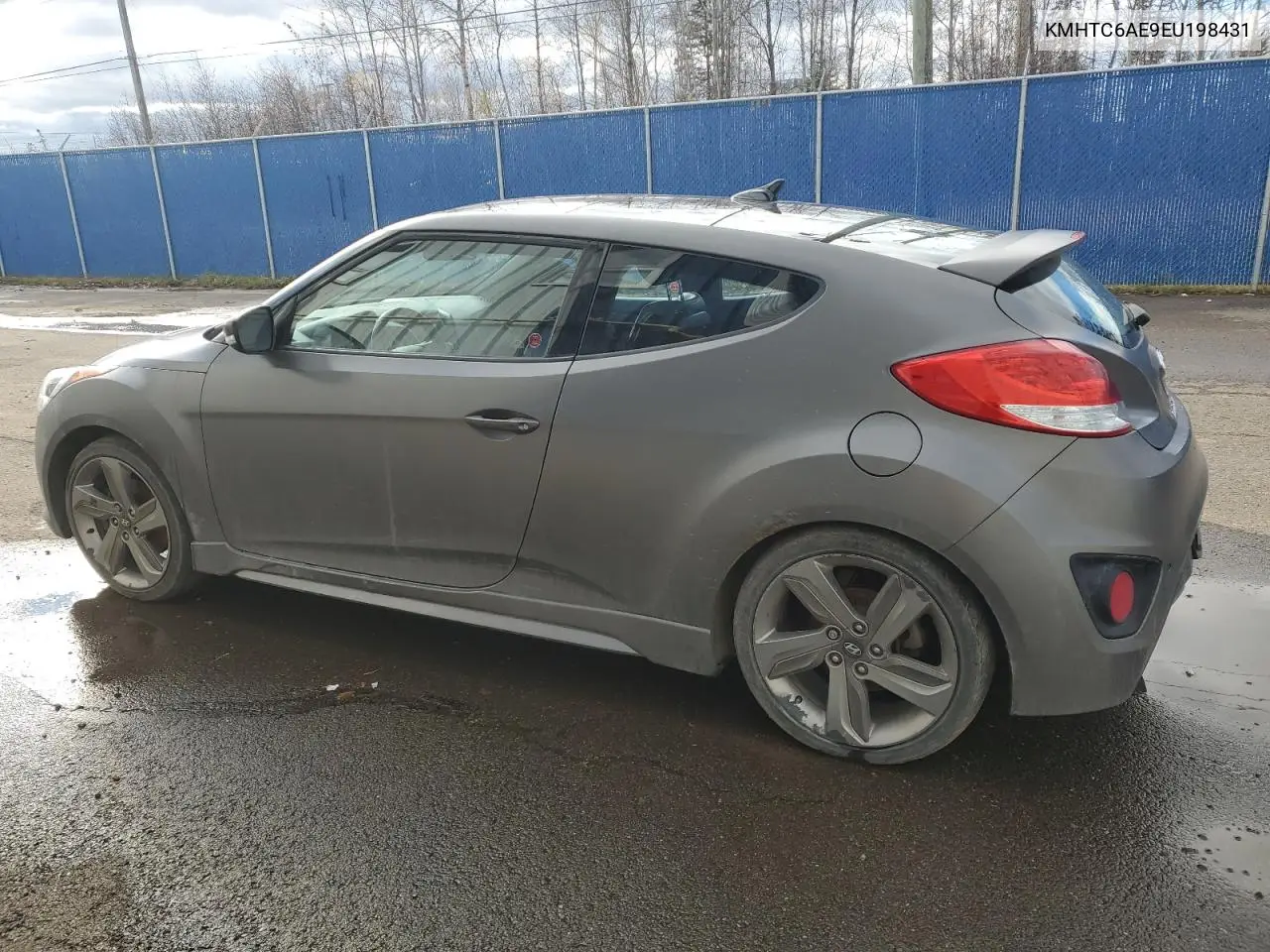 KMHTC6AE9EU198431 2014 Hyundai Veloster Turbo