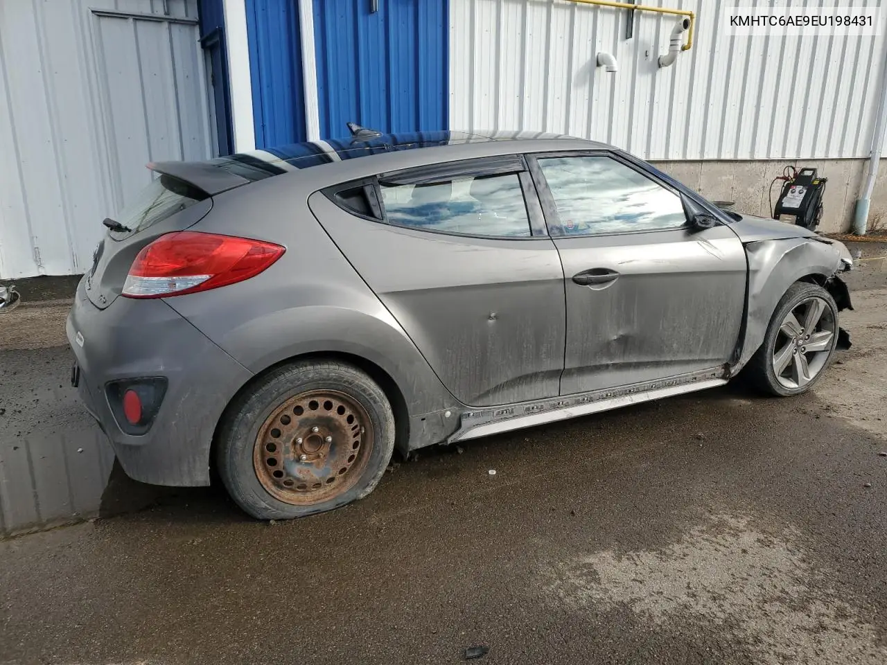 KMHTC6AE9EU198431 2014 Hyundai Veloster Turbo