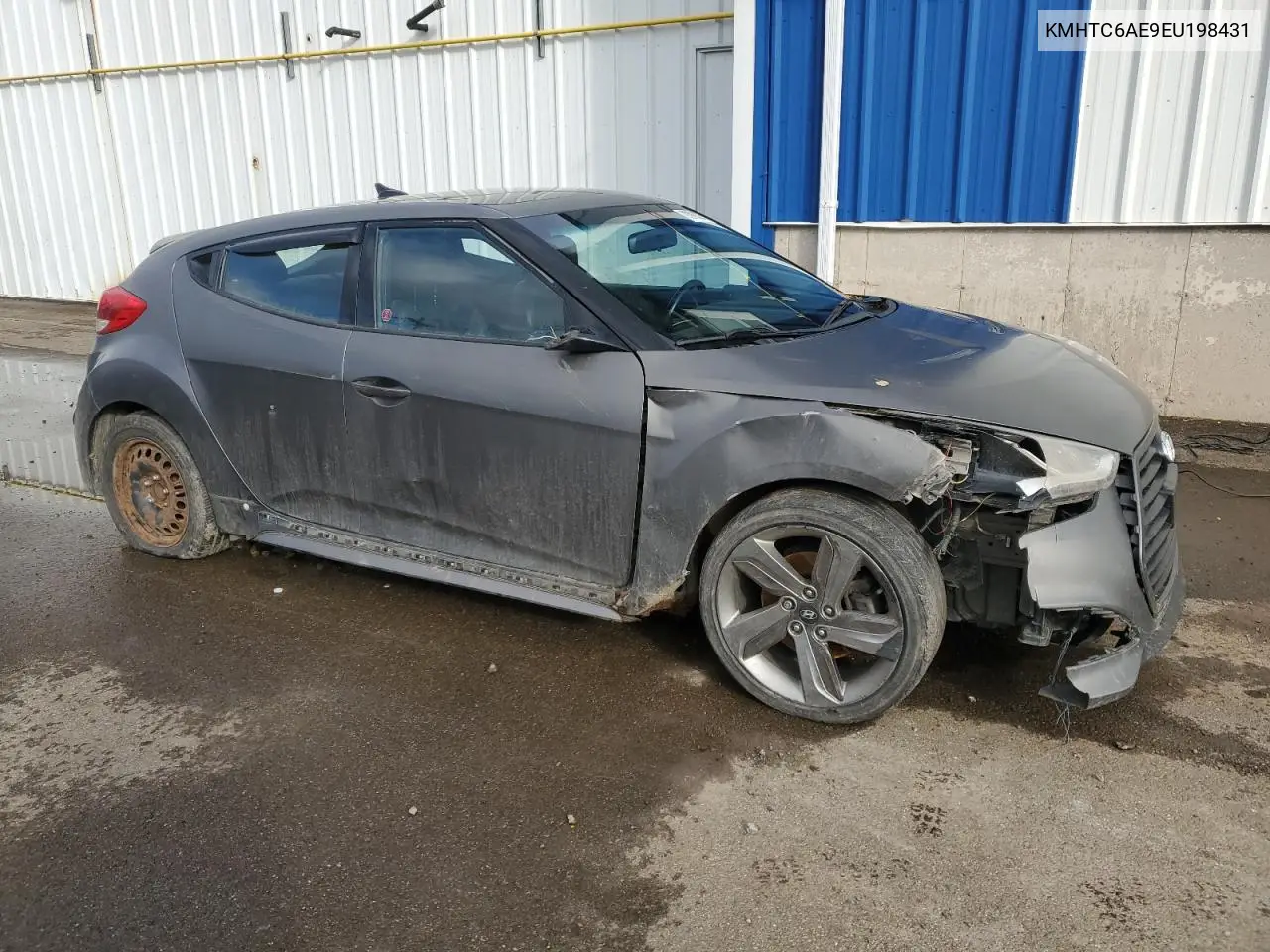 KMHTC6AE9EU198431 2014 Hyundai Veloster Turbo