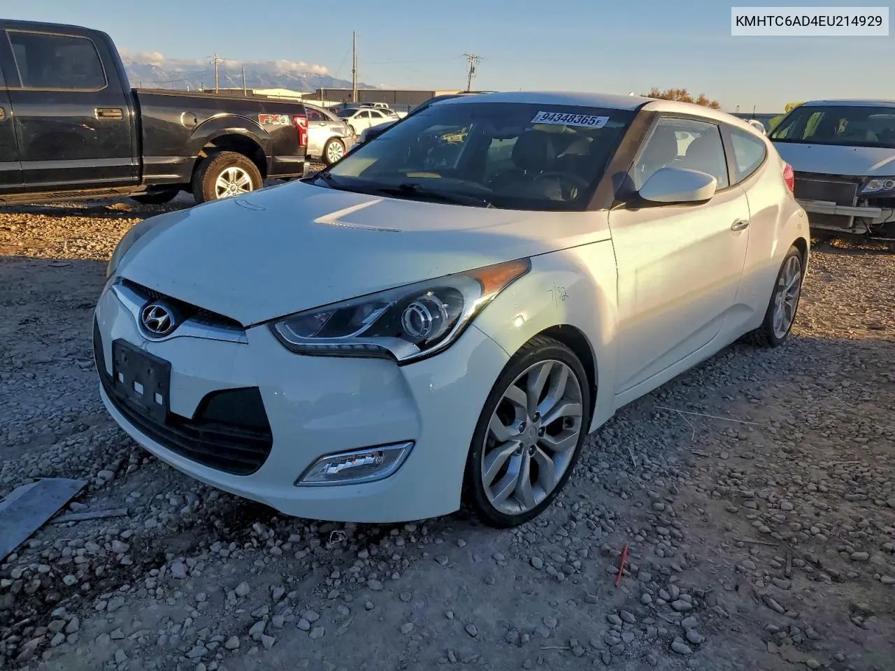 KMHTC6AD4EU214929 2014 Hyundai Veloster