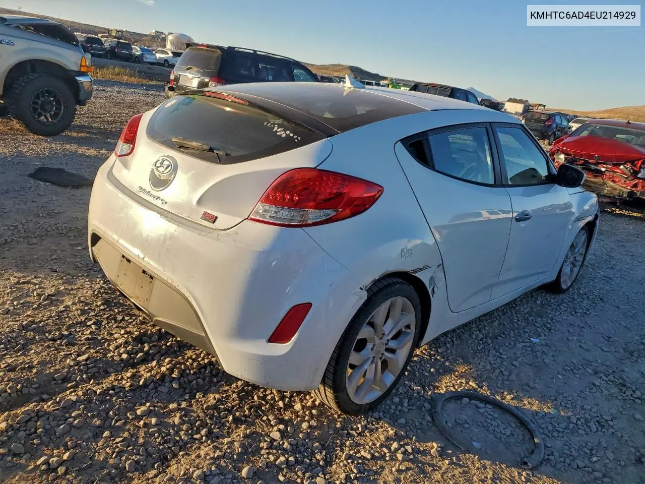 KMHTC6AD4EU214929 2014 Hyundai Veloster
