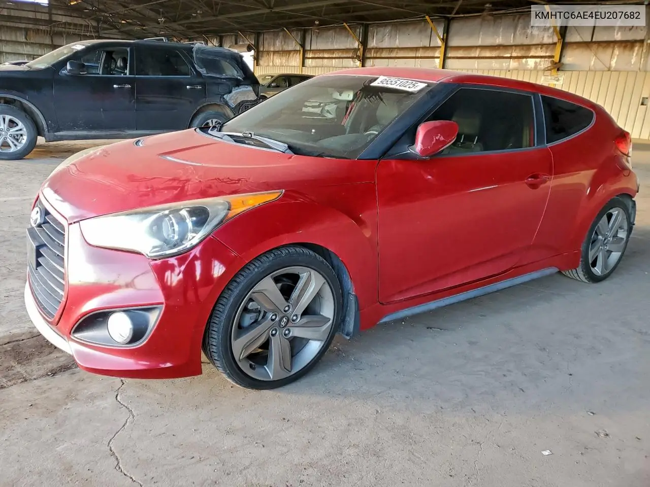 KMHTC6AE4EU207682 2014 Hyundai Veloster Turbo