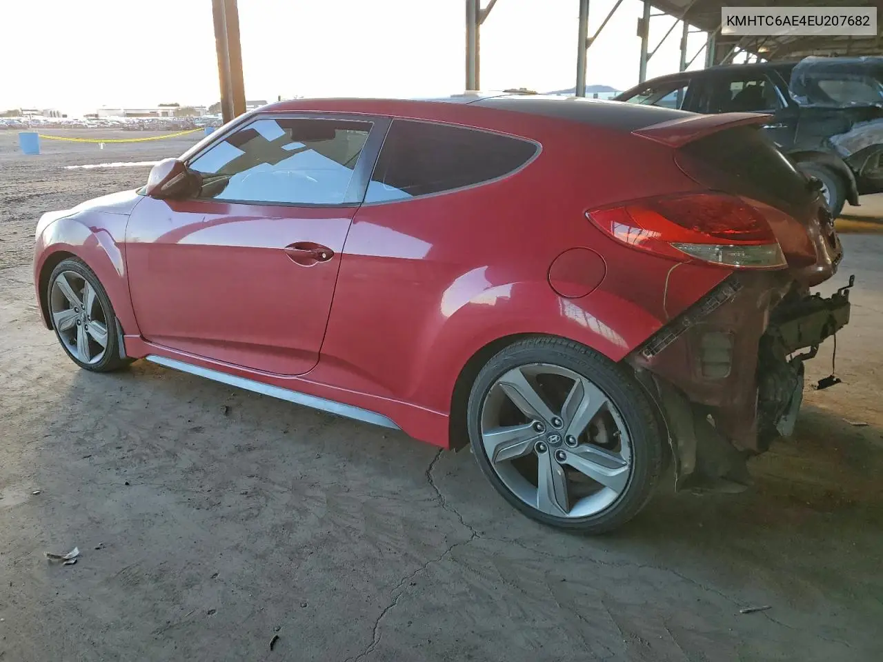 KMHTC6AE4EU207682 2014 Hyundai Veloster Turbo