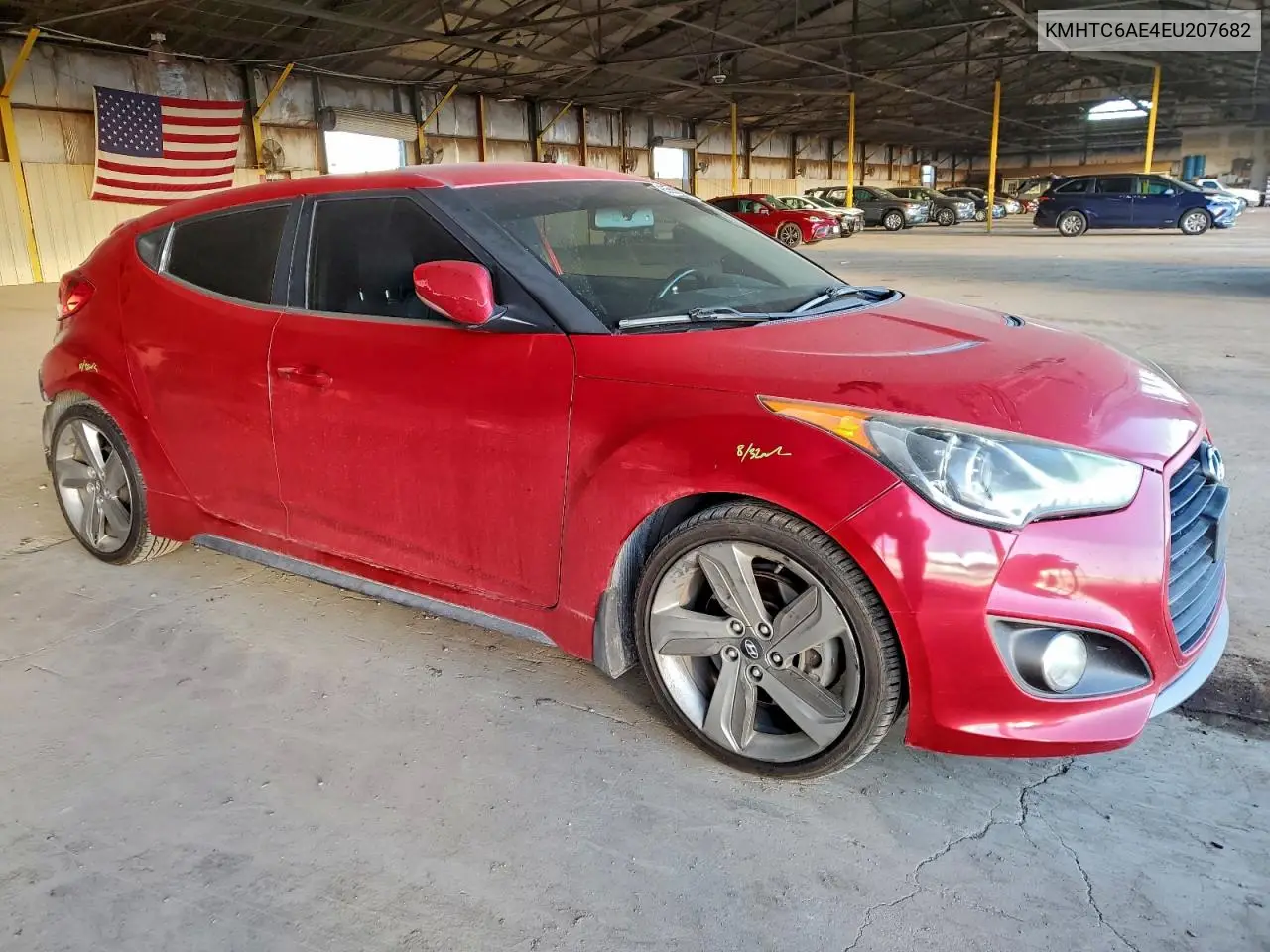 KMHTC6AE4EU207682 2014 Hyundai Veloster Turbo