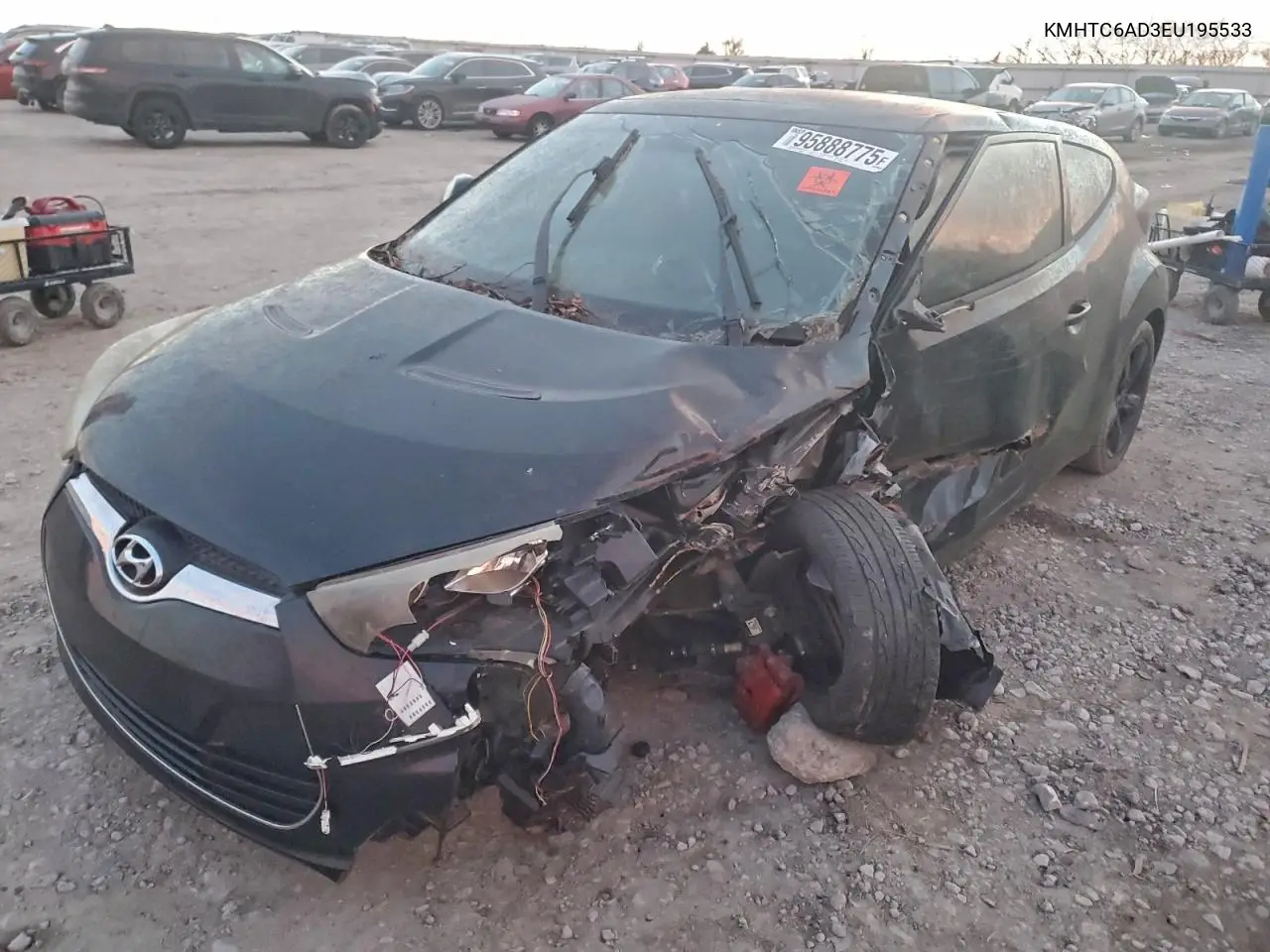 KMHTC6AD3EU195533 2014 Hyundai Veloster