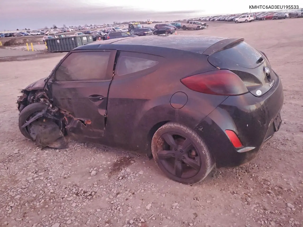 KMHTC6AD3EU195533 2014 Hyundai Veloster