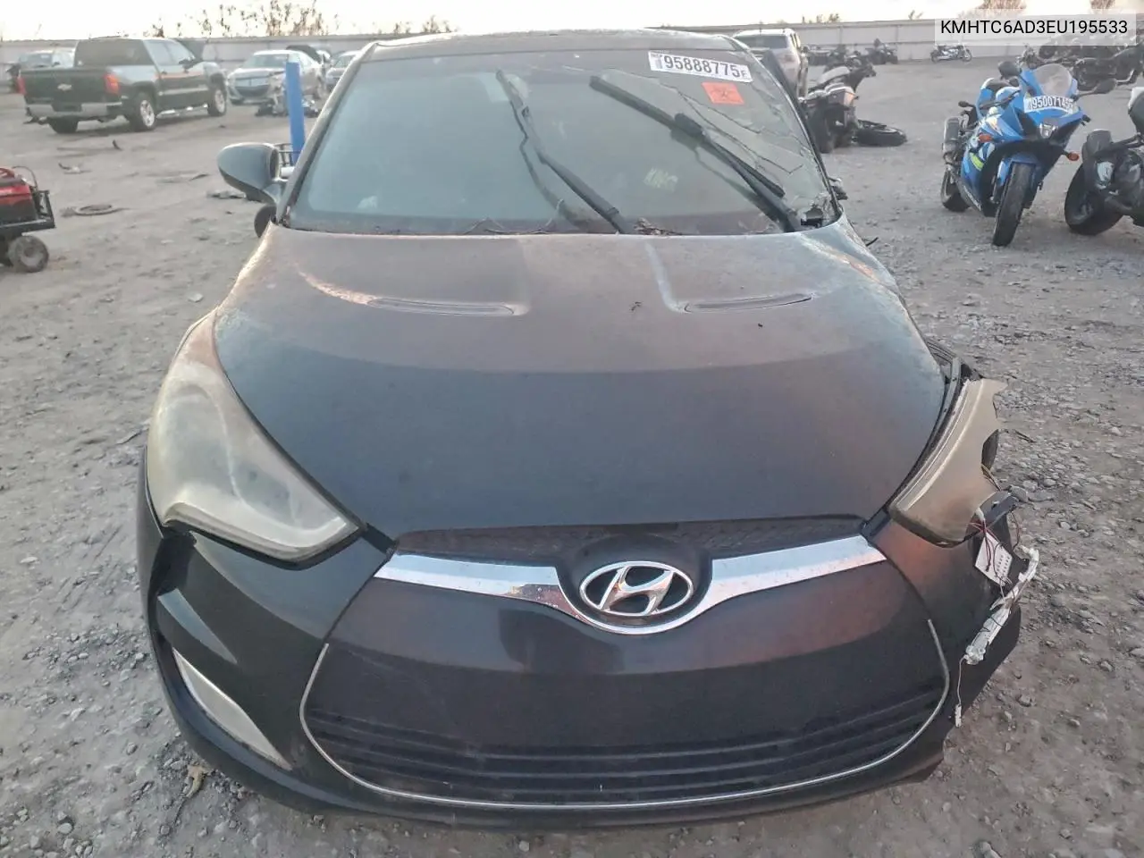 KMHTC6AD3EU195533 2014 Hyundai Veloster