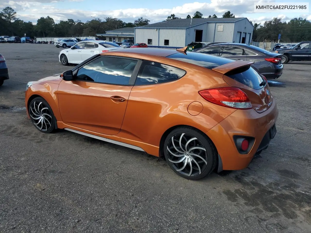 KMHTC6AE2FU221985 2015 Hyundai Veloster Turbo