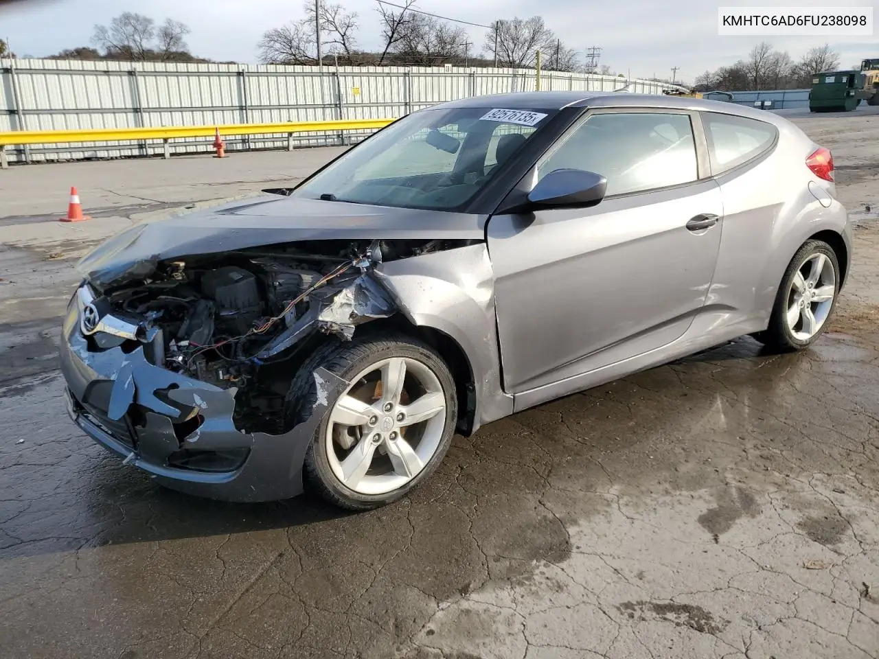 KMHTC6AD6FU238098 2015 Hyundai Veloster