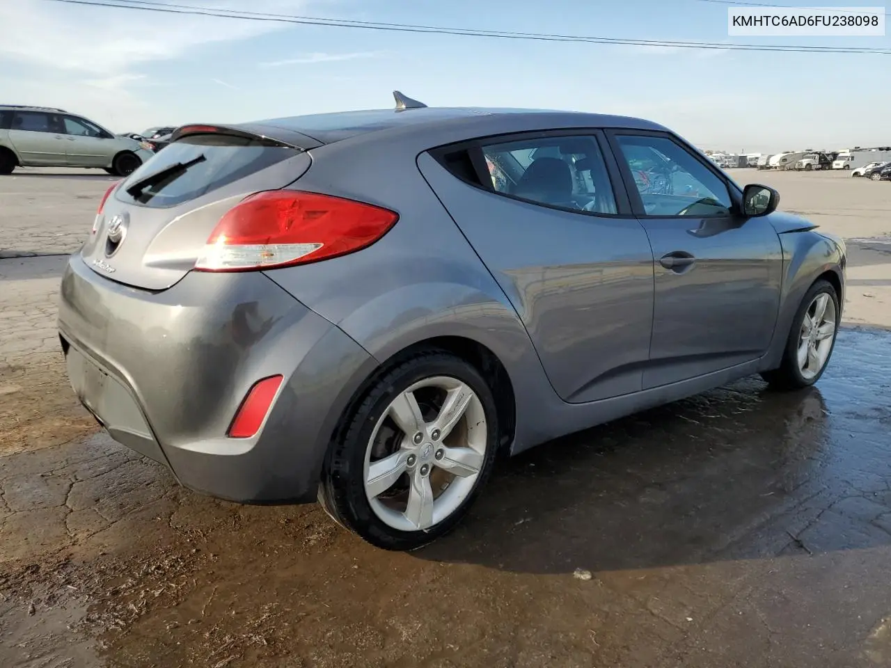 KMHTC6AD6FU238098 2015 Hyundai Veloster