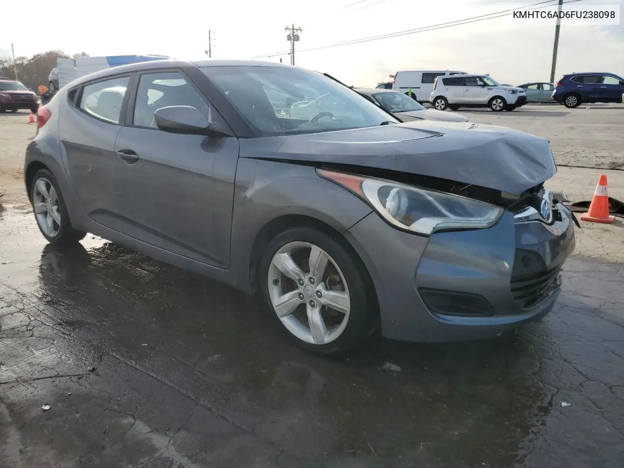 KMHTC6AD6FU238098 2015 Hyundai Veloster
