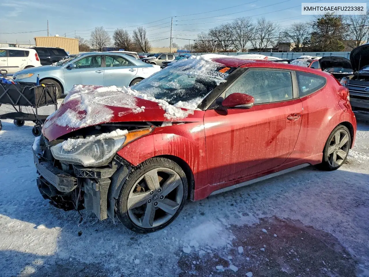 KMHTC6AE4FU223382 2015 Hyundai Veloster Turbo