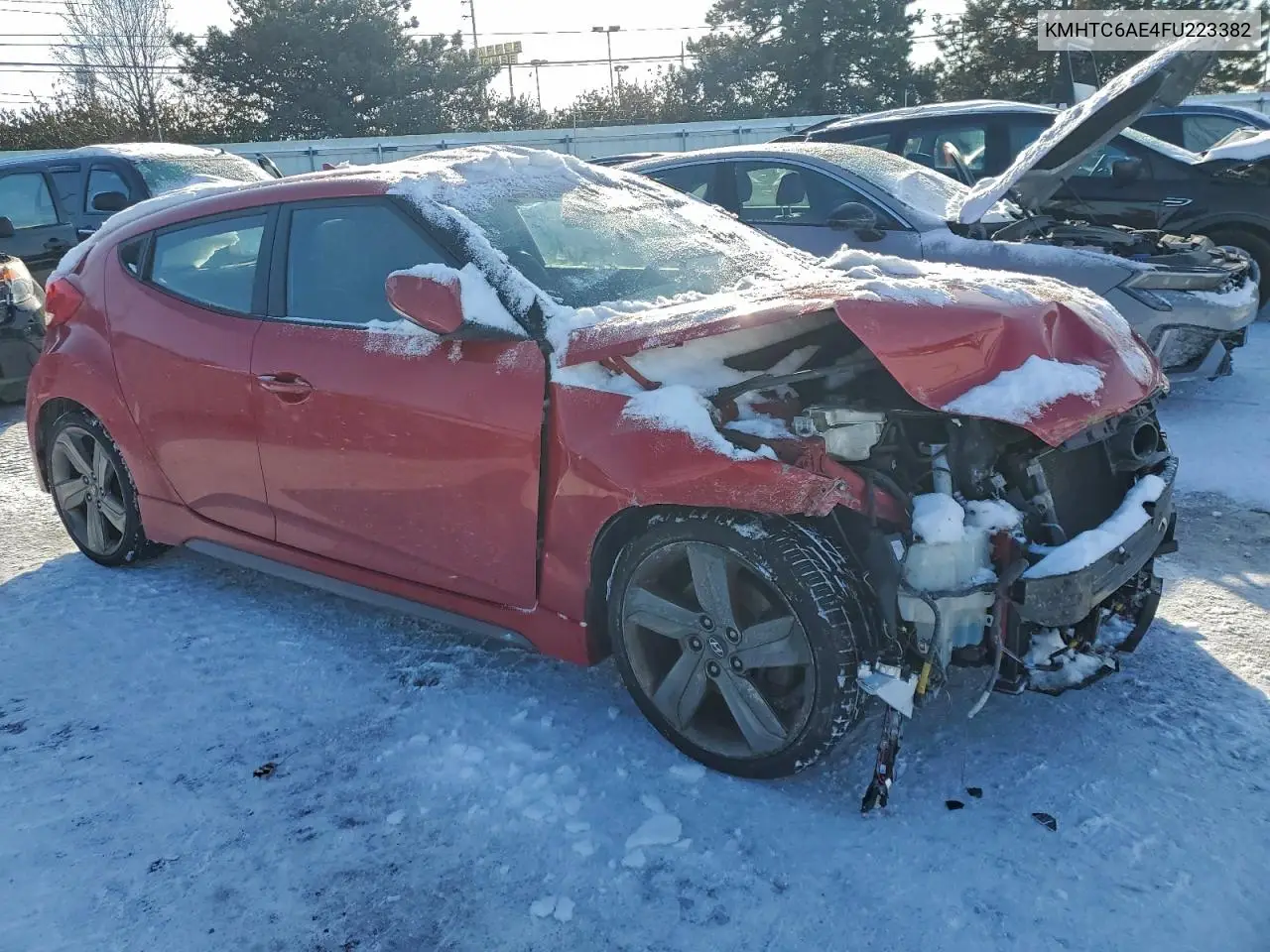 KMHTC6AE4FU223382 2015 Hyundai Veloster Turbo