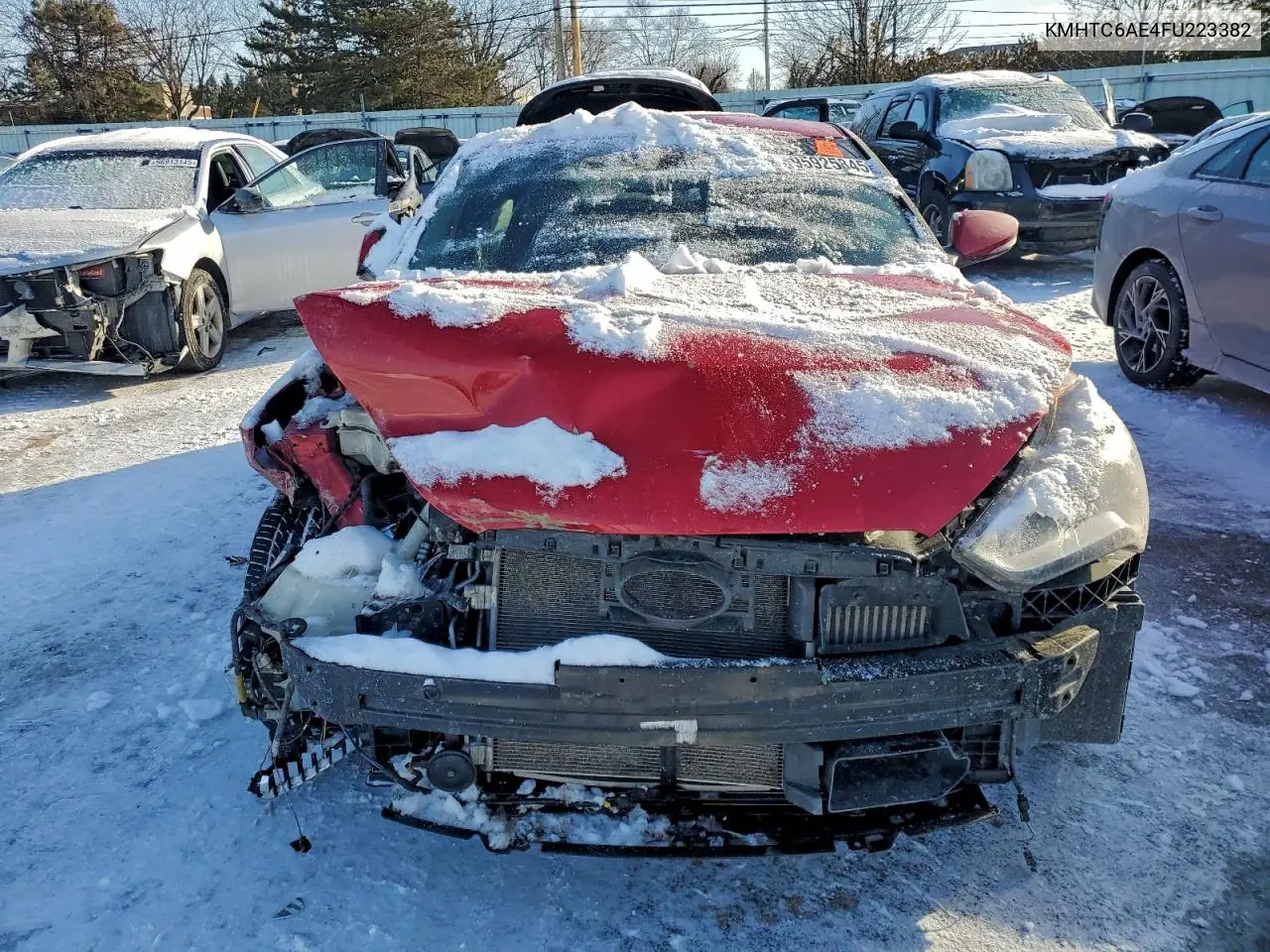 KMHTC6AE4FU223382 2015 Hyundai Veloster Turbo