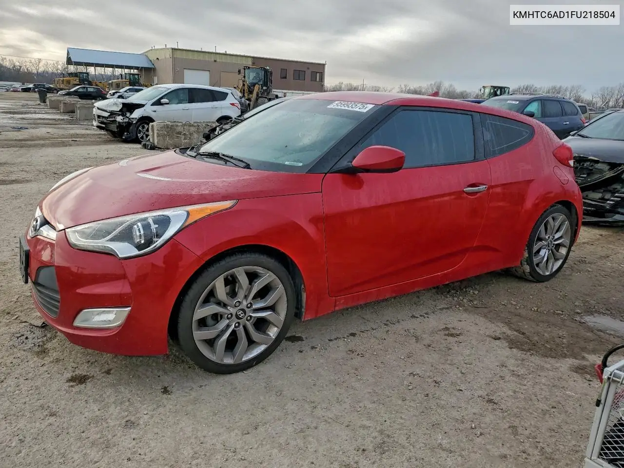KMHTC6AD1FU218504 2015 Hyundai Veloster