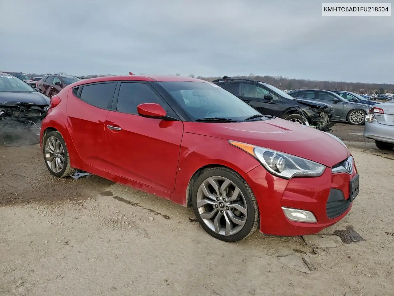 KMHTC6AD1FU218504 2015 Hyundai Veloster