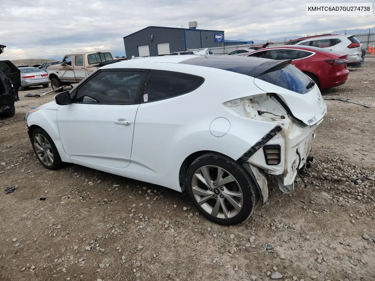 KMHTC6AD7GU274738 2016 Hyundai Veloster Base