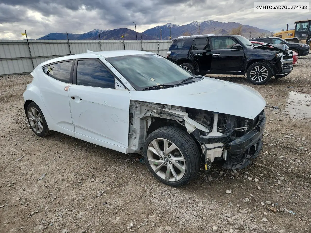 KMHTC6AD7GU274738 2016 Hyundai Veloster Base