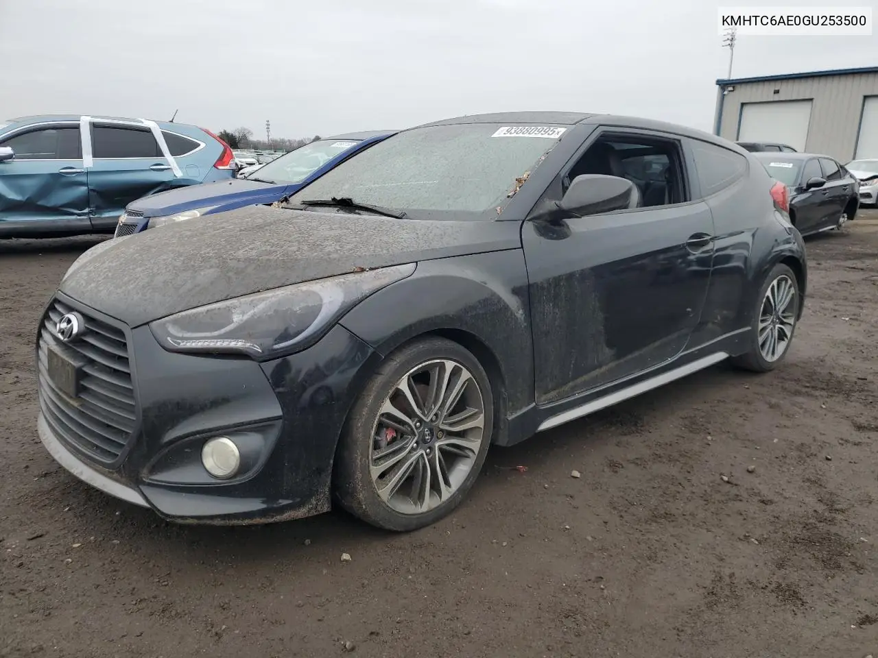 KMHTC6AE0GU253500 2016 Hyundai Veloster Turbo