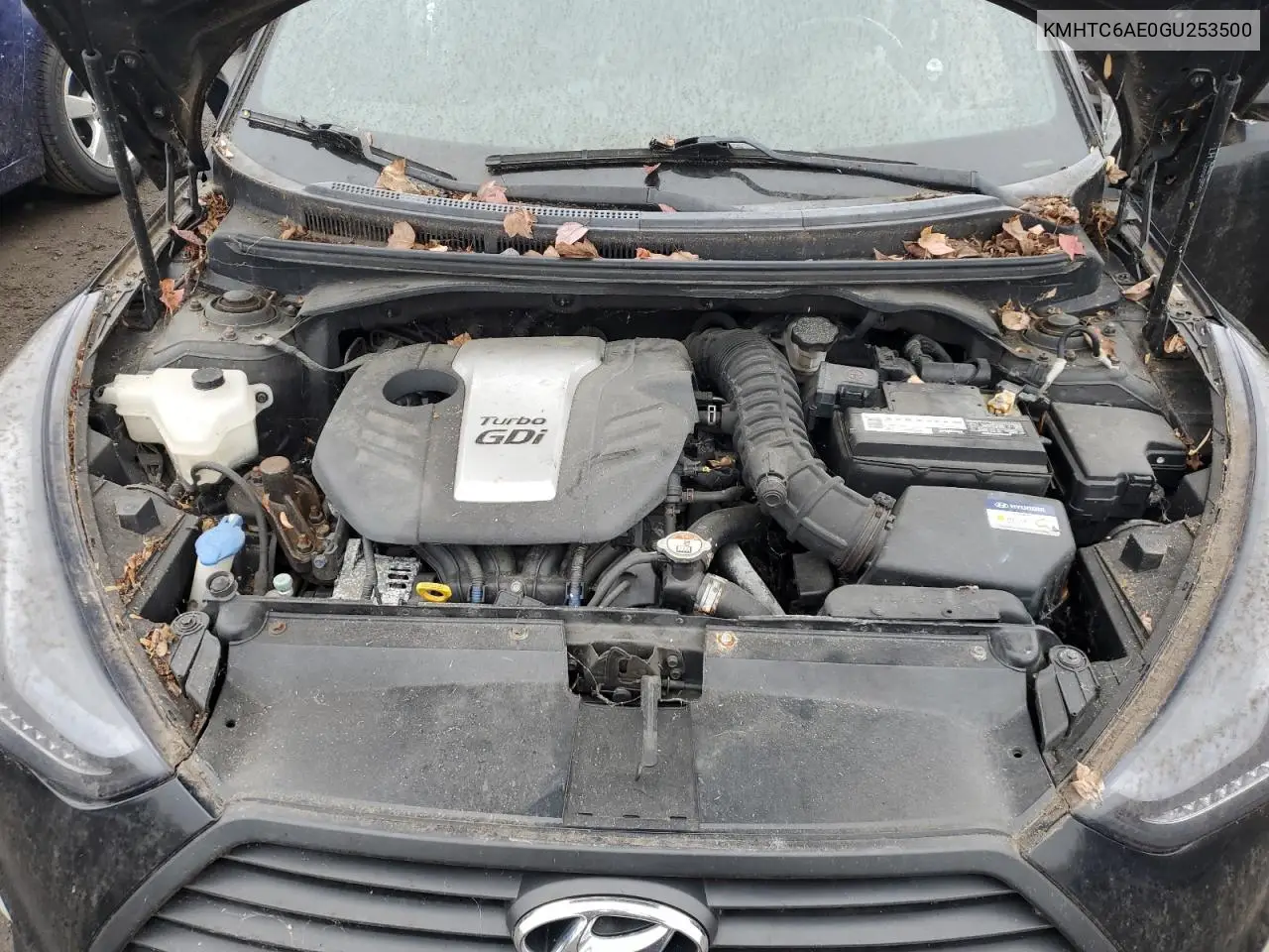 KMHTC6AE0GU253500 2016 Hyundai Veloster Turbo