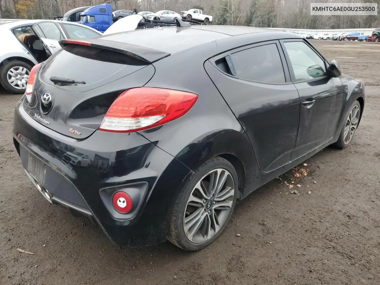 KMHTC6AE0GU253500 2016 Hyundai Veloster Turbo
