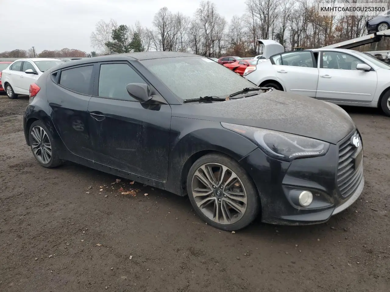 KMHTC6AE0GU253500 2016 Hyundai Veloster Turbo