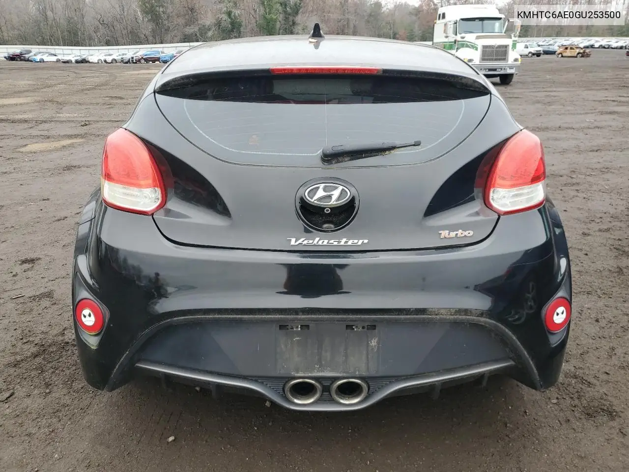 KMHTC6AE0GU253500 2016 Hyundai Veloster Turbo
