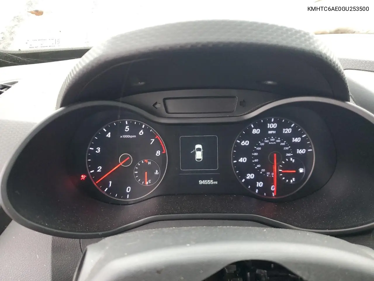 KMHTC6AE0GU253500 2016 Hyundai Veloster Turbo