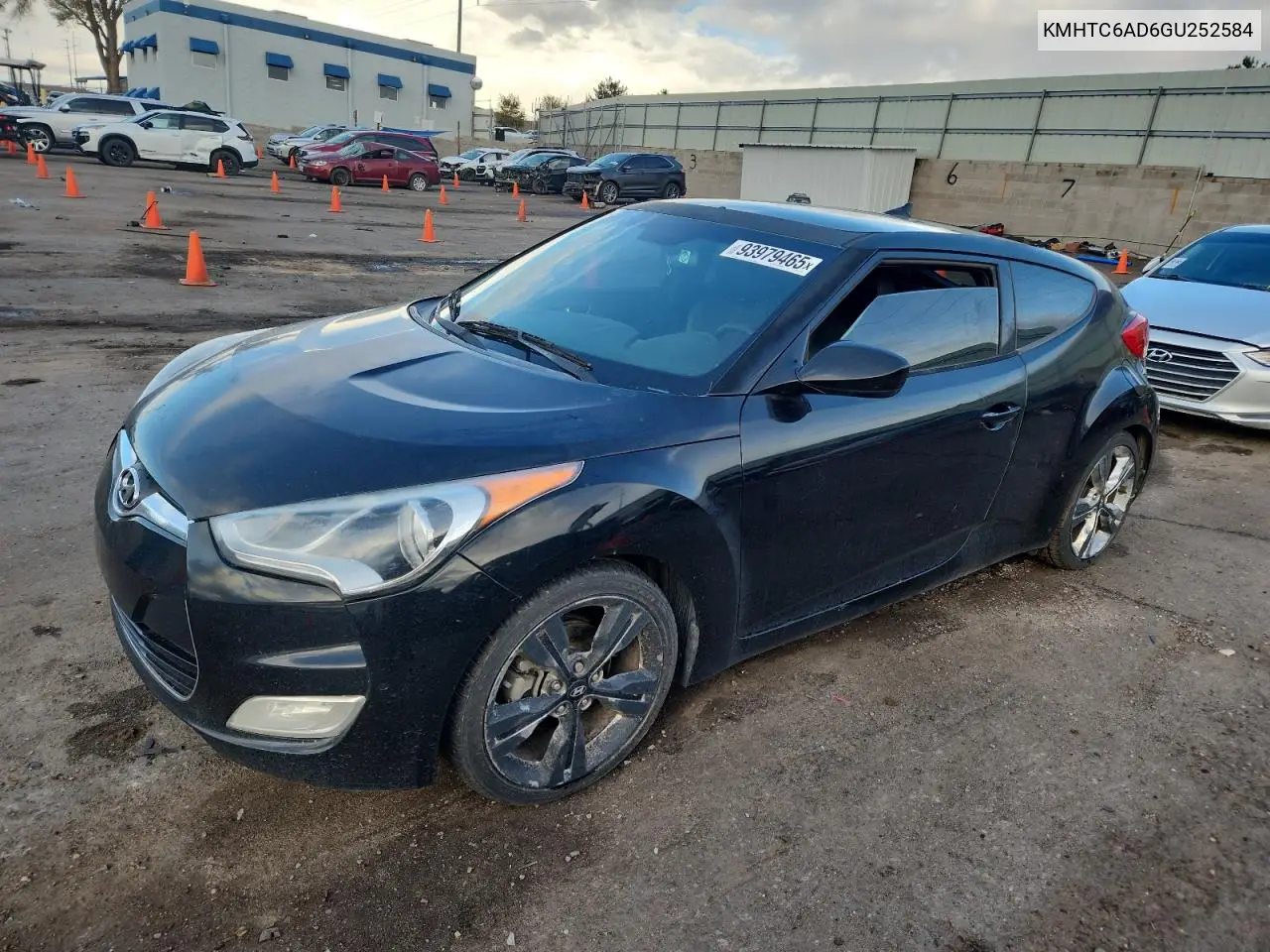 KMHTC6AD6GU252584 2016 Hyundai Veloster