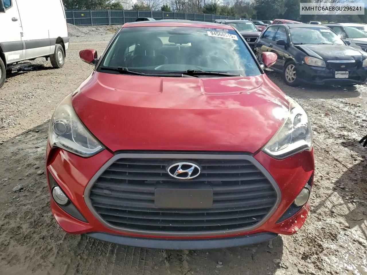 KMHTC6AE8GU296241 2016 Hyundai Veloster Turbo