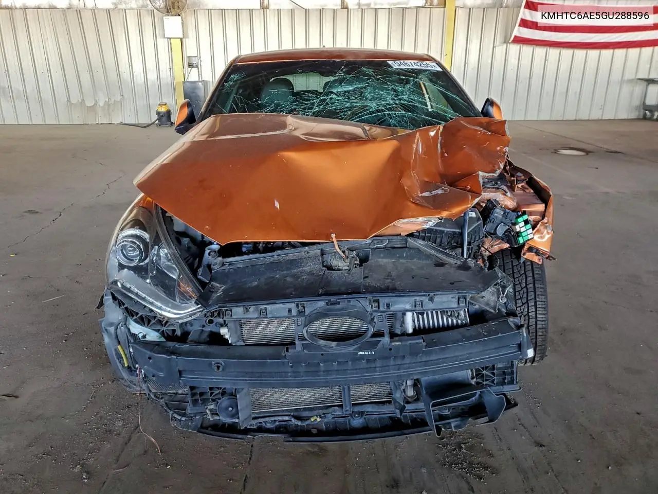 KMHTC6AE5GU288596 2016 Hyundai Veloster Turbo