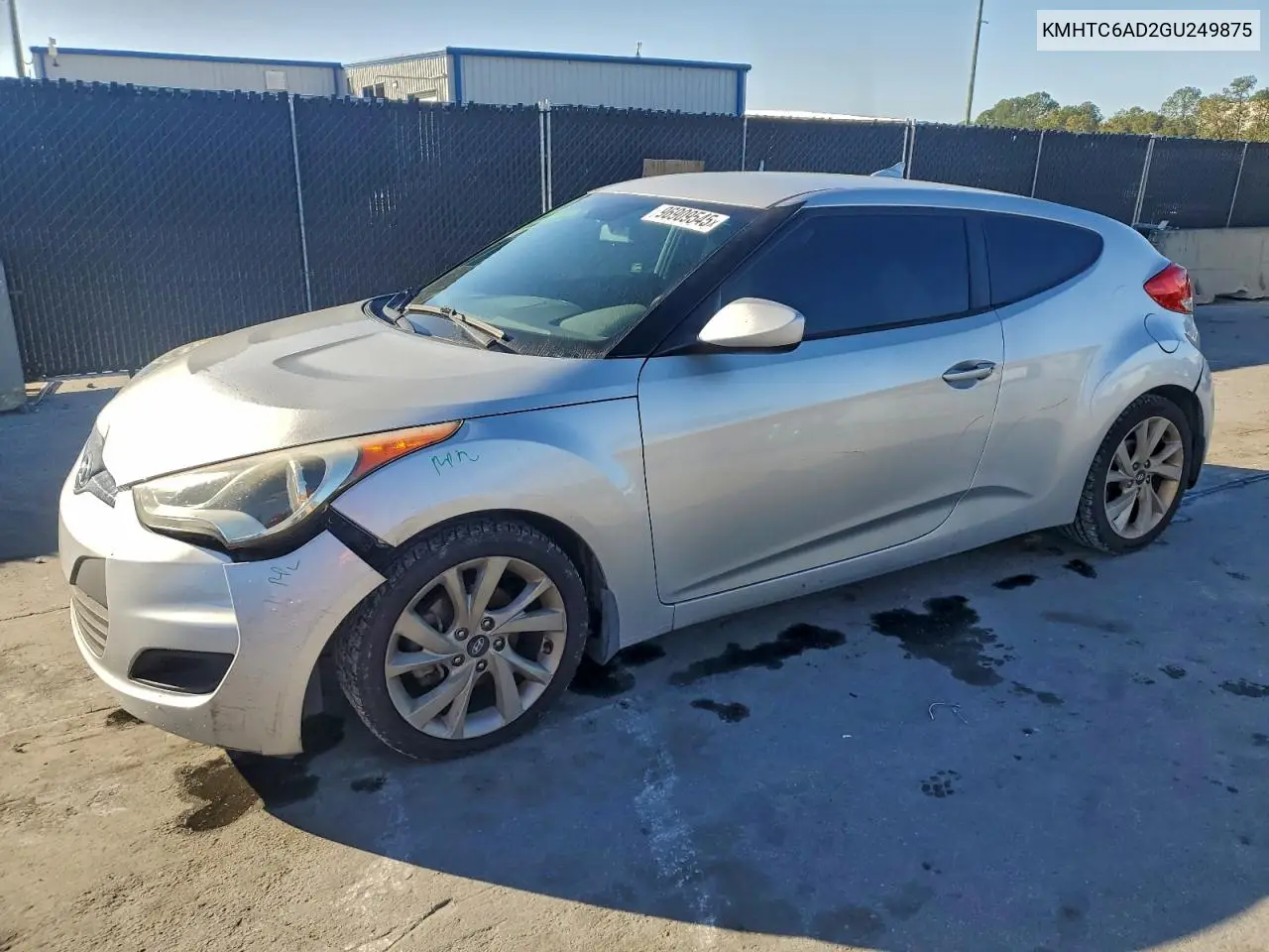 KMHTC6AD2GU249875 2016 Hyundai Veloster